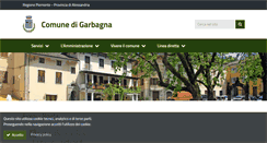 Desktop Screenshot of comune.garbagna.al.it